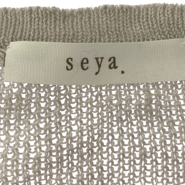 seya. (セヤ) KOMOREBI SWEATER 23080310902610 ニット メンズ  