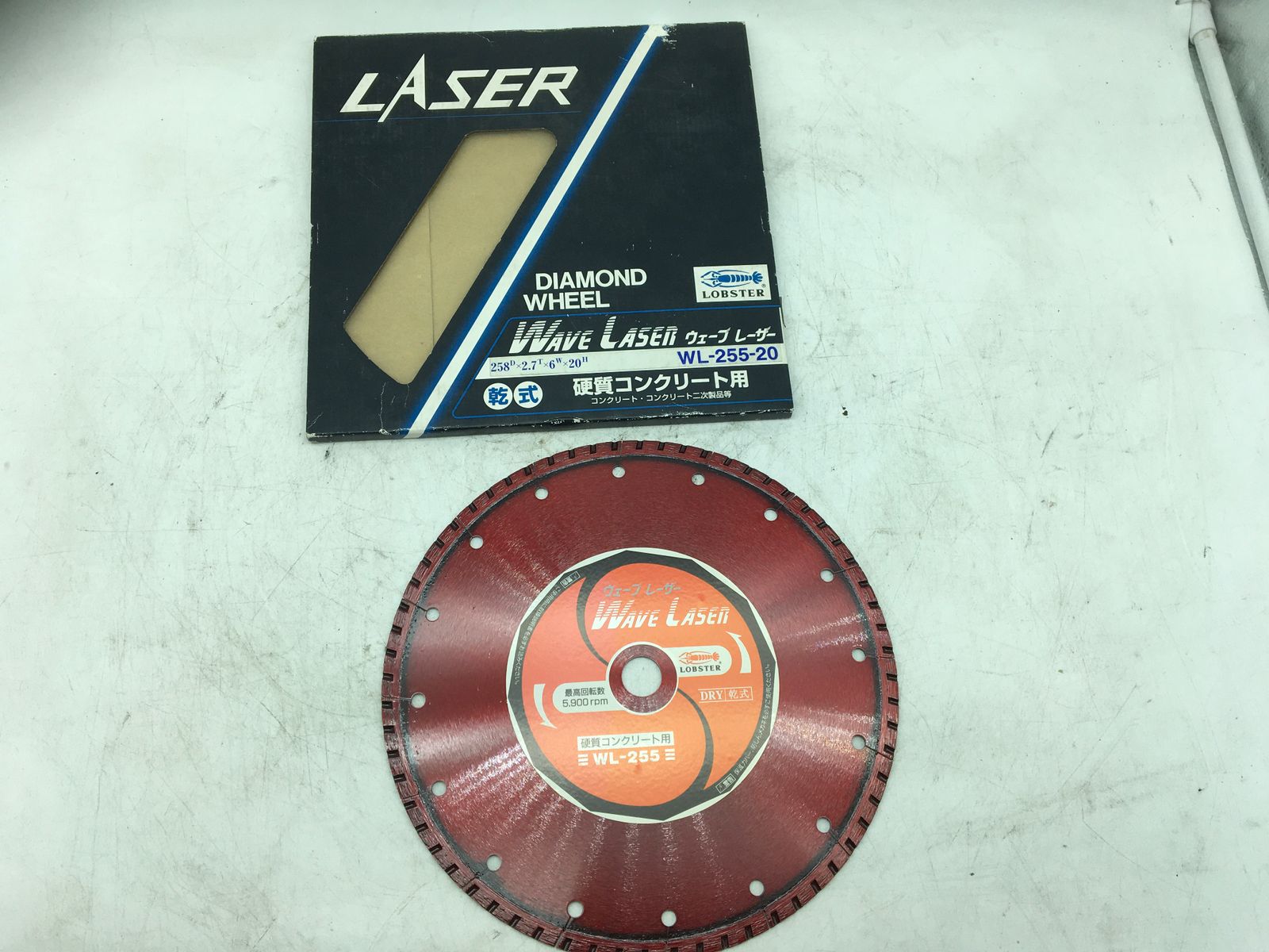 【領収書発行可】 ロブスター/ロブテックス ダイヤモンドホイール ウェブレーザー 乾式 260mm穴径20mm WL25520 [IT8IIFGWID50][エコツール知立店]
