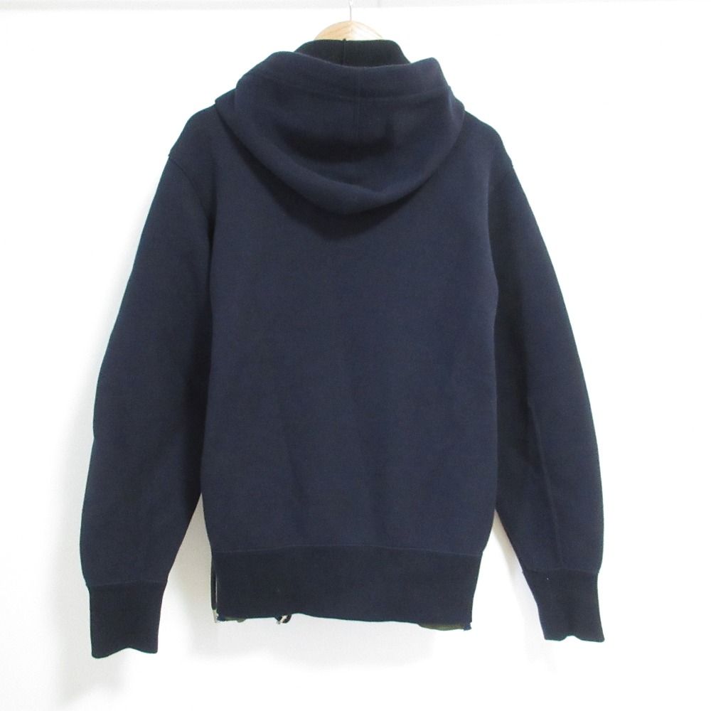 良品 sacai サカイ スポンジスウェットフーディー ドッキング