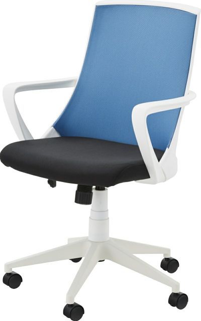 オフィスチェア W58×D60×H91-99×SH45-53 ホワイト