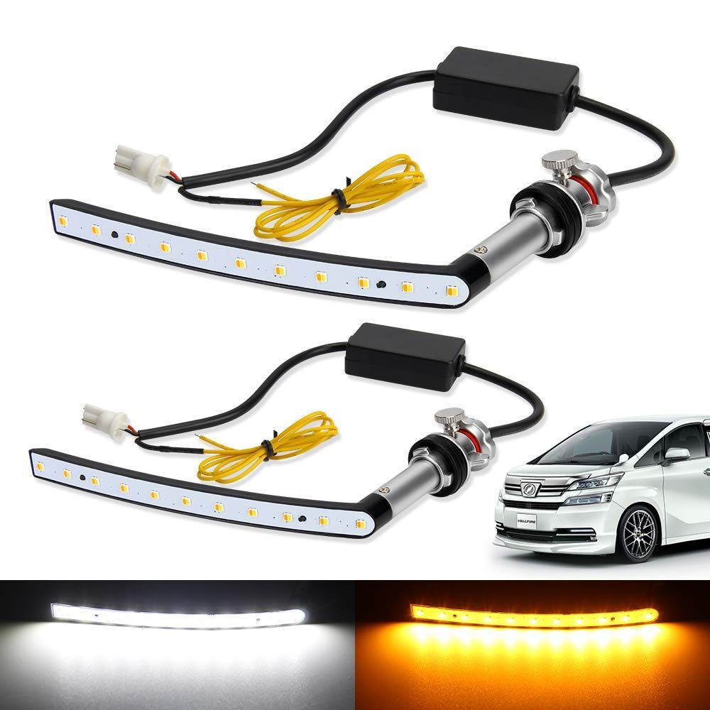 ヴェルファイア 20系 LED ポジションランプ シーケンシャルウィンカー 機能付き 20系ヴェルファイア vellfire 前期 後期 パーツ LEDポジション 2色切替 アンバー ホワイト 流れるウィンカー ディライト ハイフラなし ステルス 純正交換
