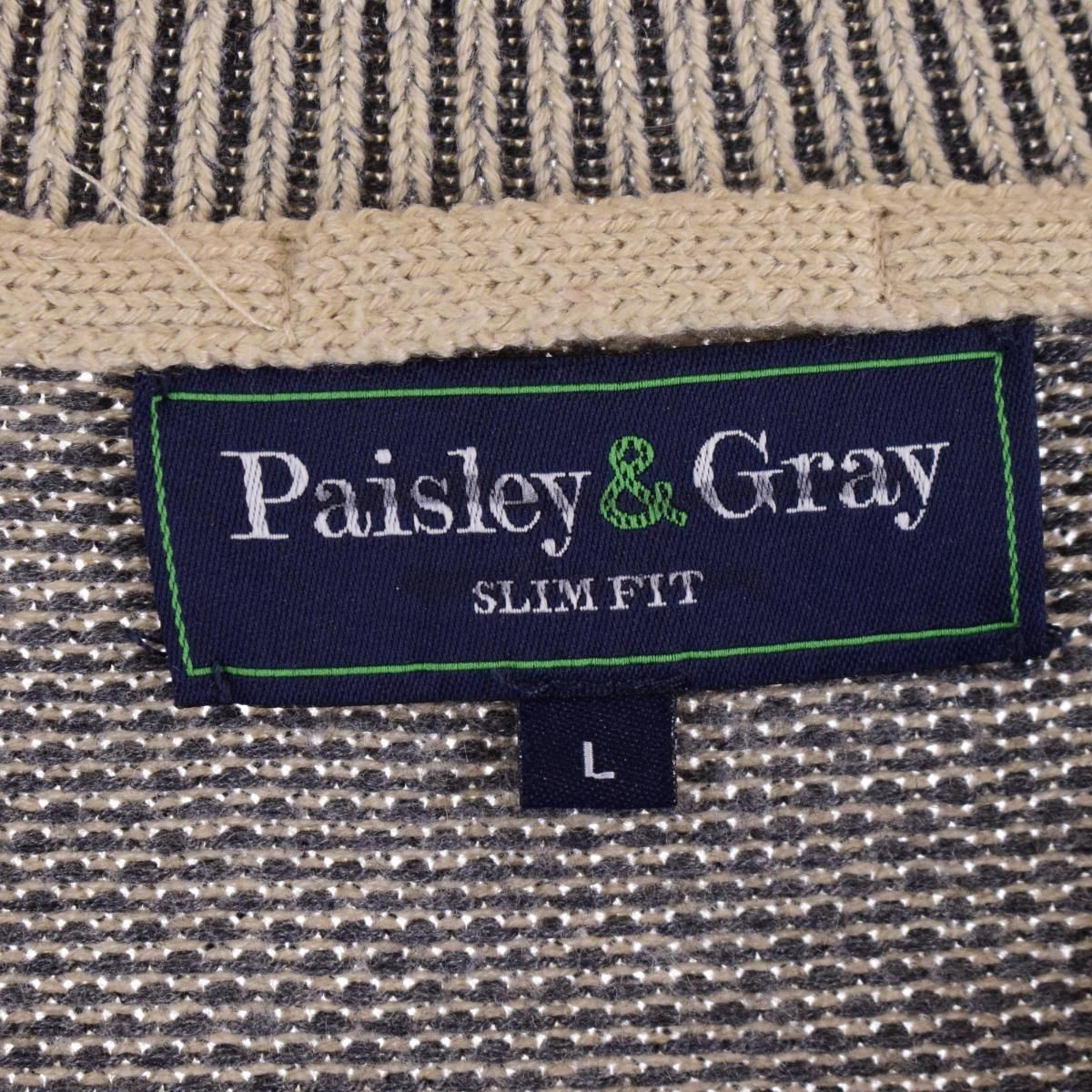 Paisley&Gray 総柄 ニットセーター メンズM /eaa312357