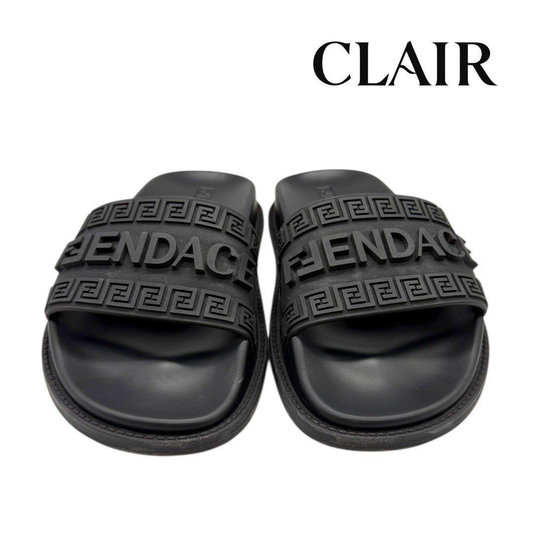 フェンディ FENDI ベルサーチ フェンダーチェ レザーサンダル 36