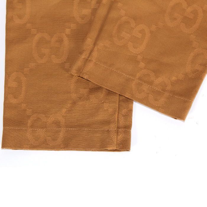 グッチ GUCCI GG ジャガード コットン パンツ キャメル 717833 XDCDF
