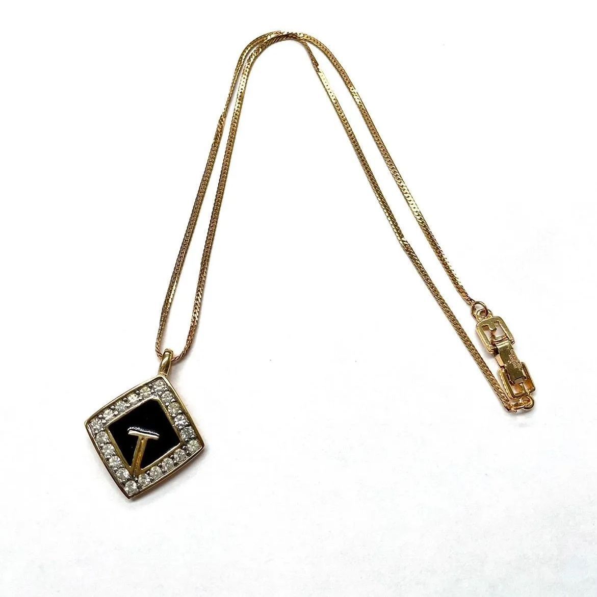 ヴィンテージ☆GIVENCHY☆ジバンシー☆ネックレス☆ラインストーン☆GP！ GIVENCHY ジバンシー ネックレス アクセサリー ジュエリー 小物