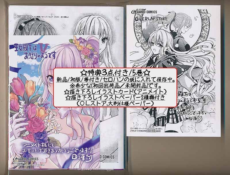 ☆特典11点付き [四つ葉ねこ] 王女殿下はお怒りのようです 全5