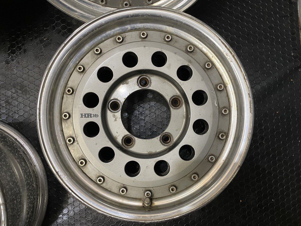 ENKEI PARAMOUNT HR385 エンケイ ハリケーンレーシング 15インチ 4本 6.5J5HPCD139.7+18 希少 ジムニー等　(VHK384) クレジットカード QRコード決済可能 ENKEI PARAMOUNT HR385 エンケイ ハリケーンレーシング 15インチ 4本