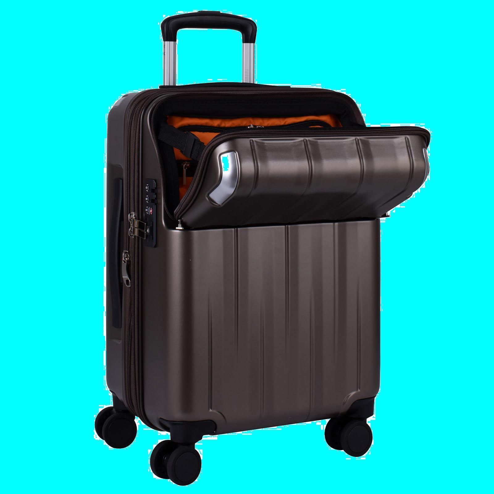 拡張機能 ストッパー付き ブレーキ付き フロントオープン レスト トップオープン 機内持ち込みサイズ ジッパーキャリー 35L 43L キャリーケース スーツケース トラベリスト
