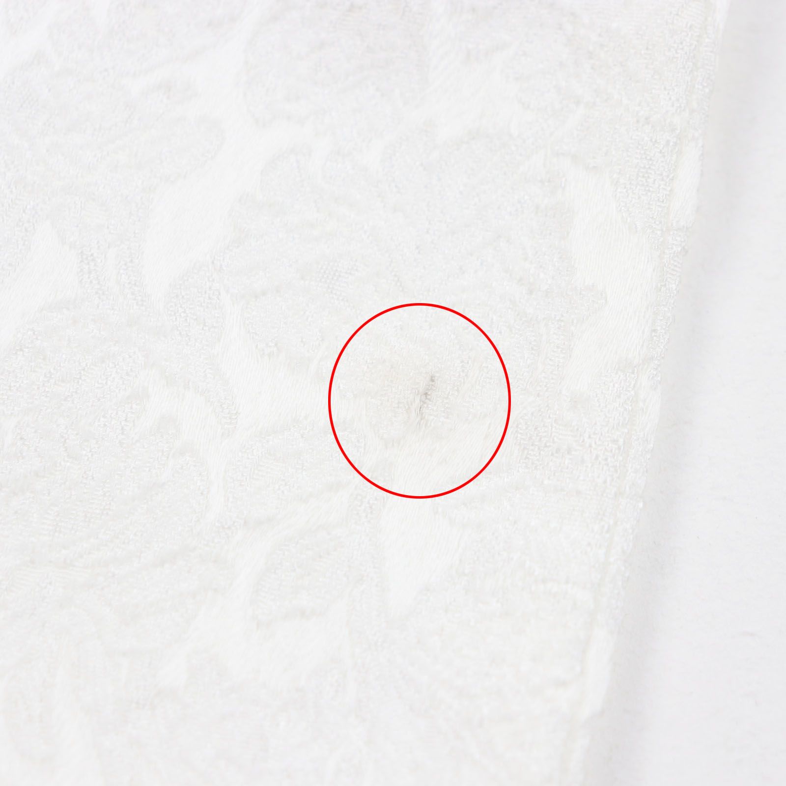 ▲GRACE CONTINENTAL グレースコンチネンタル フラワージャガード ビジュー付き ノーカラー コート ホワイト 36 日本製 正規品 レディース WWW_NOITHATQUANGTHANH_NET