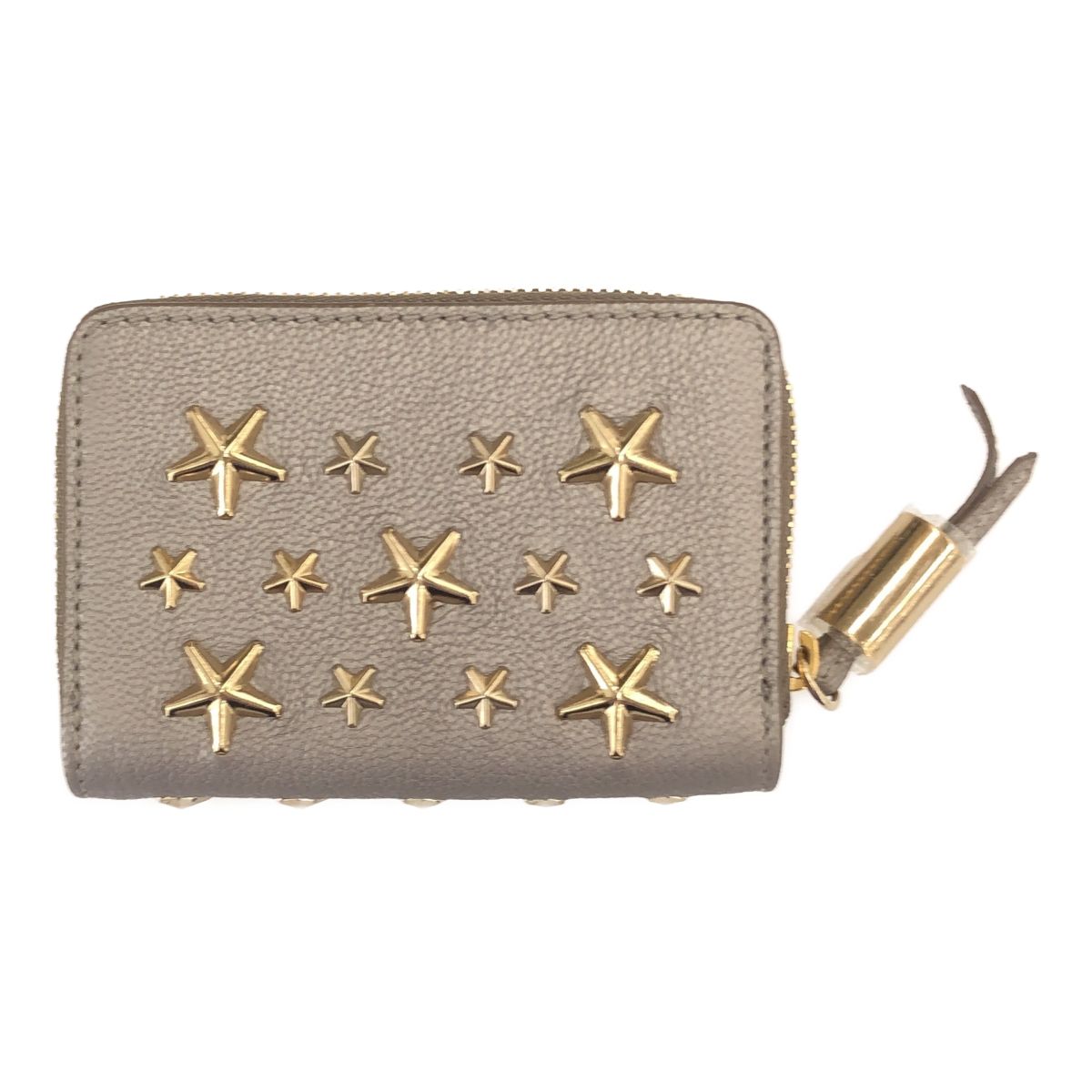 JIMMY CHOO ジミーチュウ シルバー系 スター 星 スタッズ ミニ コイン 