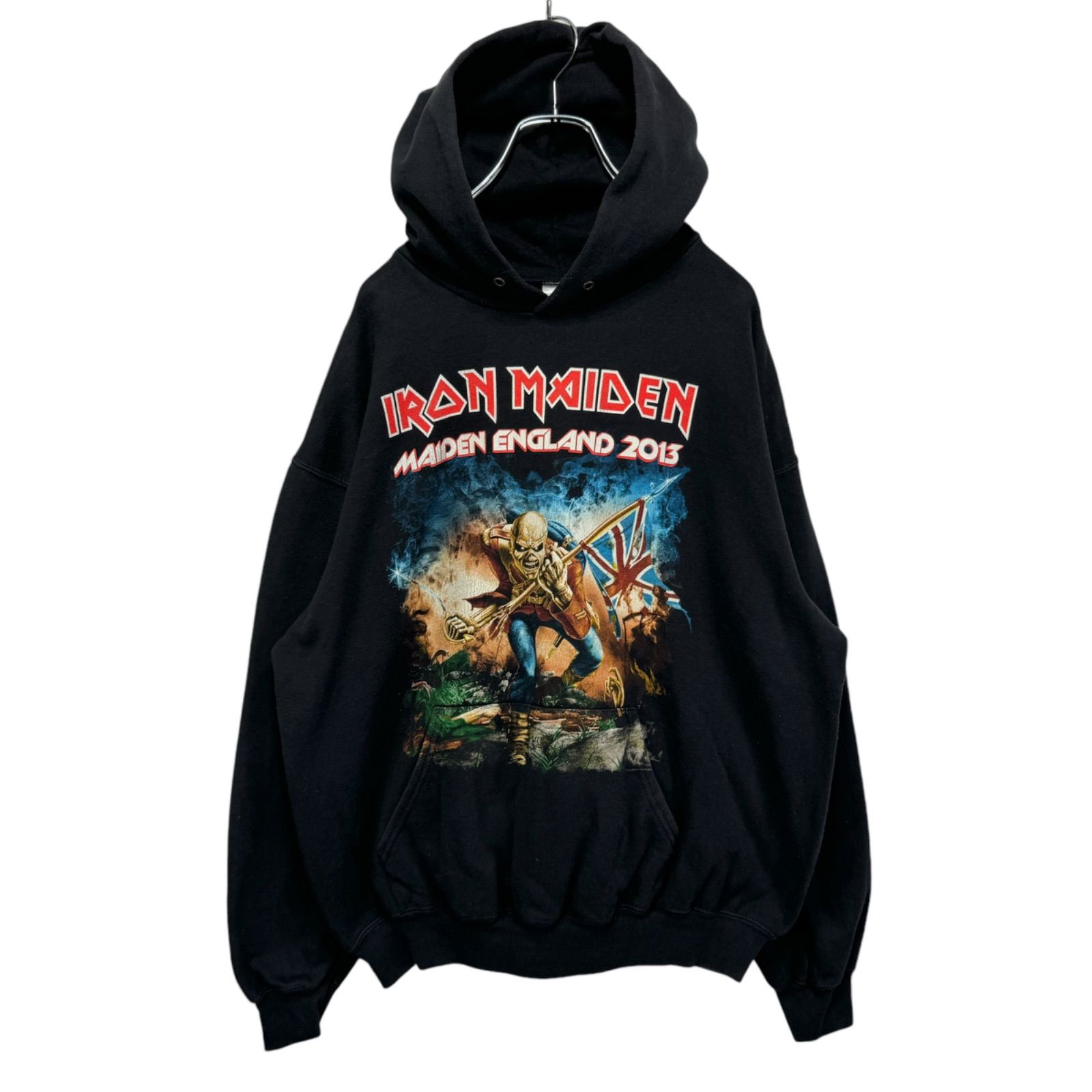 80s Iron Maiden 「魔力の刻印」ペイントスウェット(XL) 80s Iron Maiden 「魔力の刻印」ペイントスウェット(XL) 80s