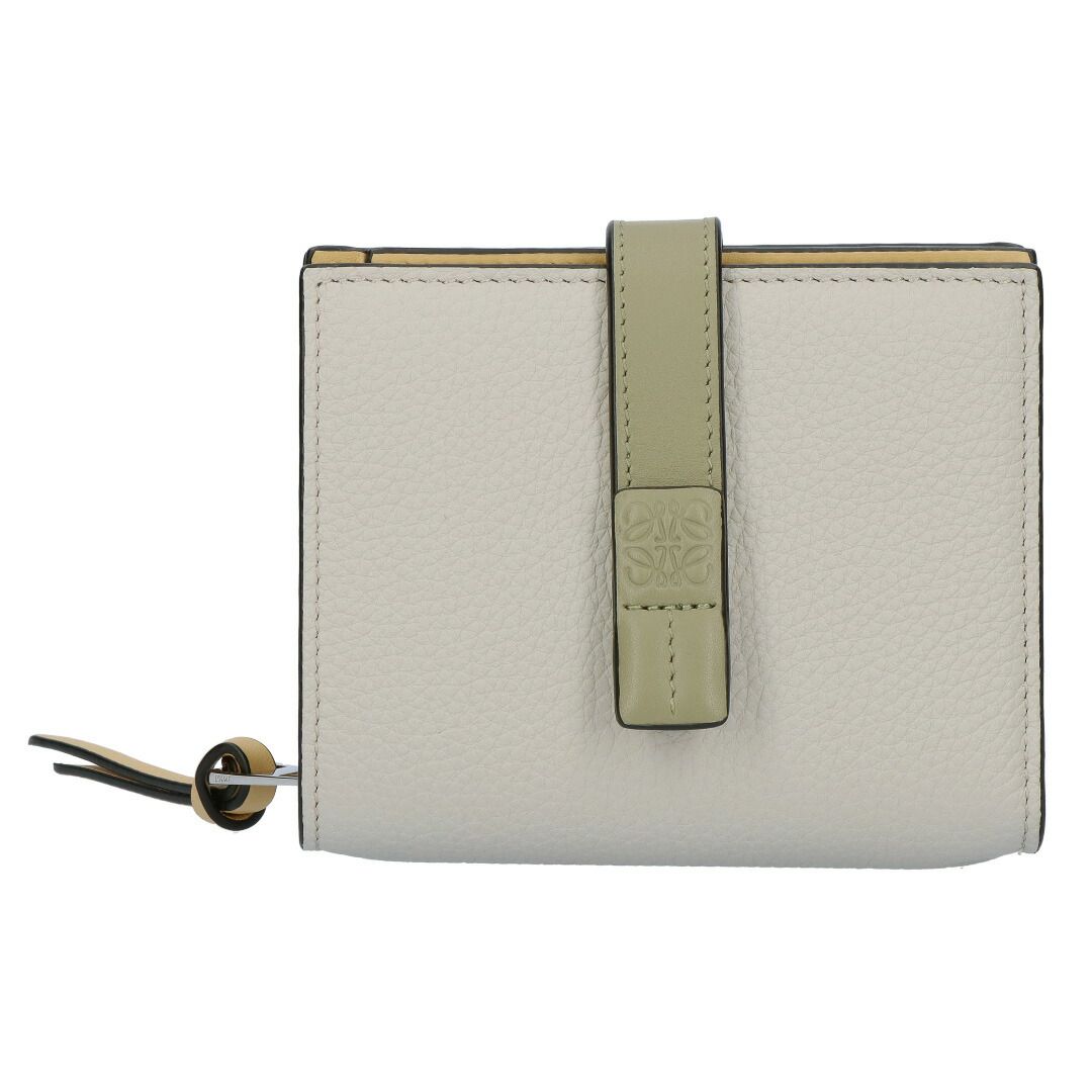 ロエベ　財布　グレージュ ロエベLOEWE 三つ折財布 グレージュ