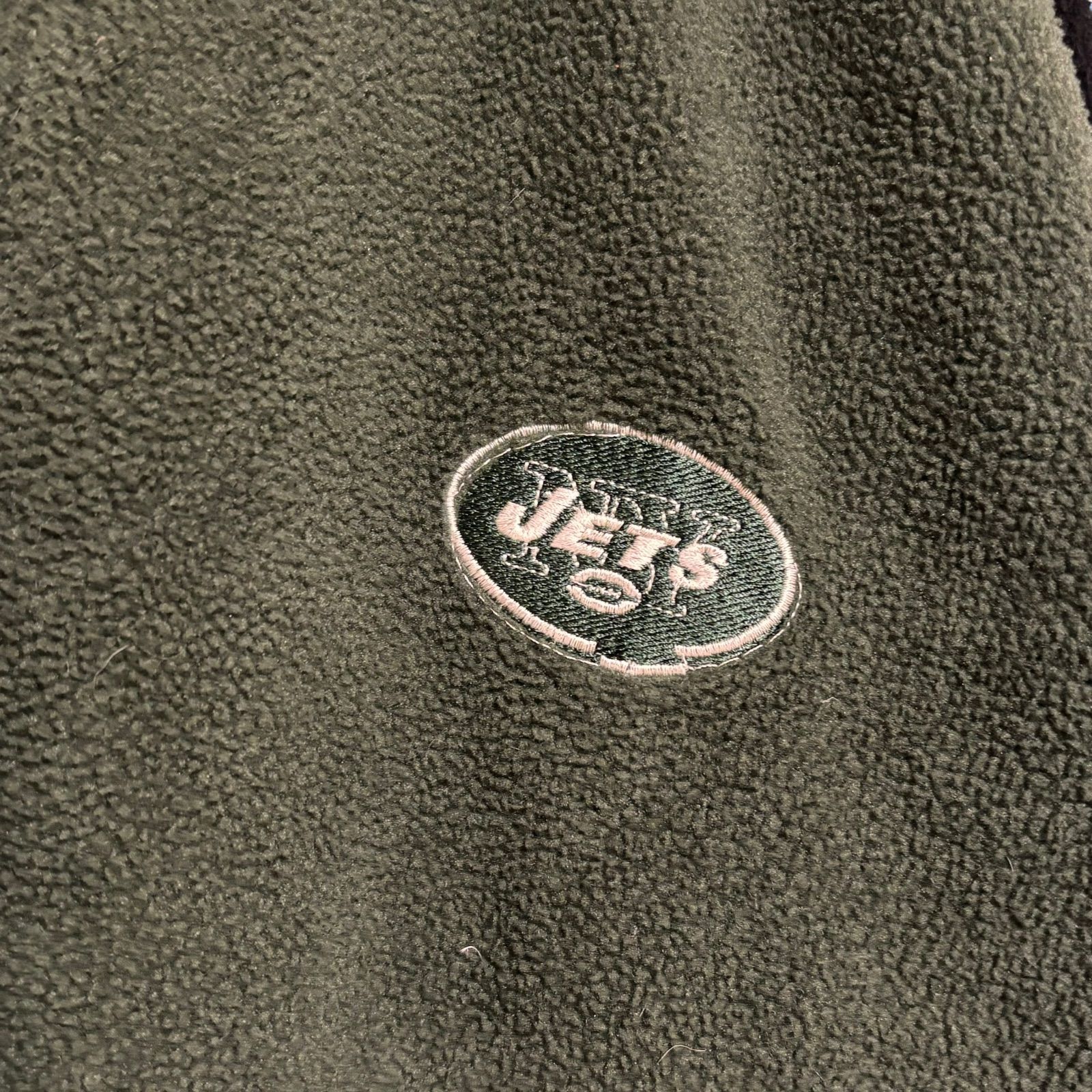 NFLジェッツ ハーフジップ 刺繍ロゴ グリーン 緑黒 L フリース - メルカリ