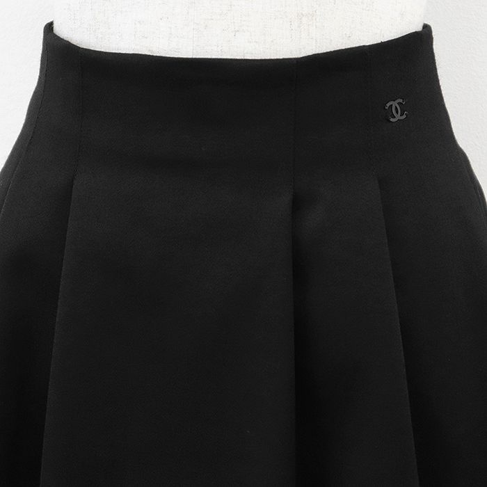 美品】CHANEL シャネル スカート 06A P29480 ウール100％ サイド