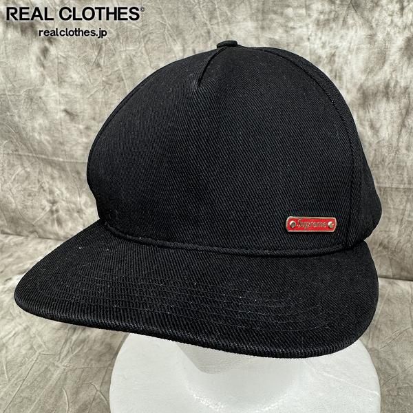 Supreme|シュプリーム スモールロゴ ベースボールキャップ|帽子|ブラック