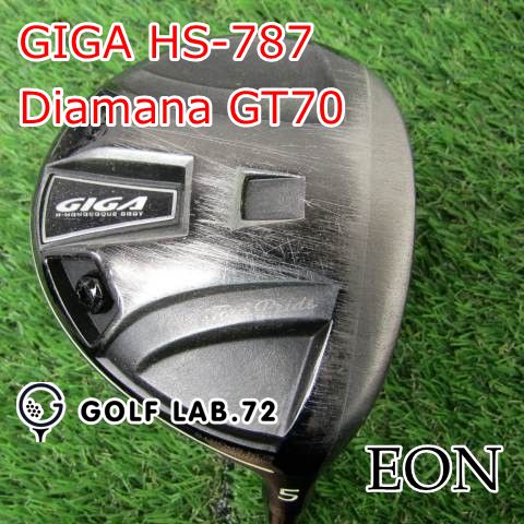 【中古】フェアウェイウッド イオン GIGA HS-787Diamana GT70S18[4579]