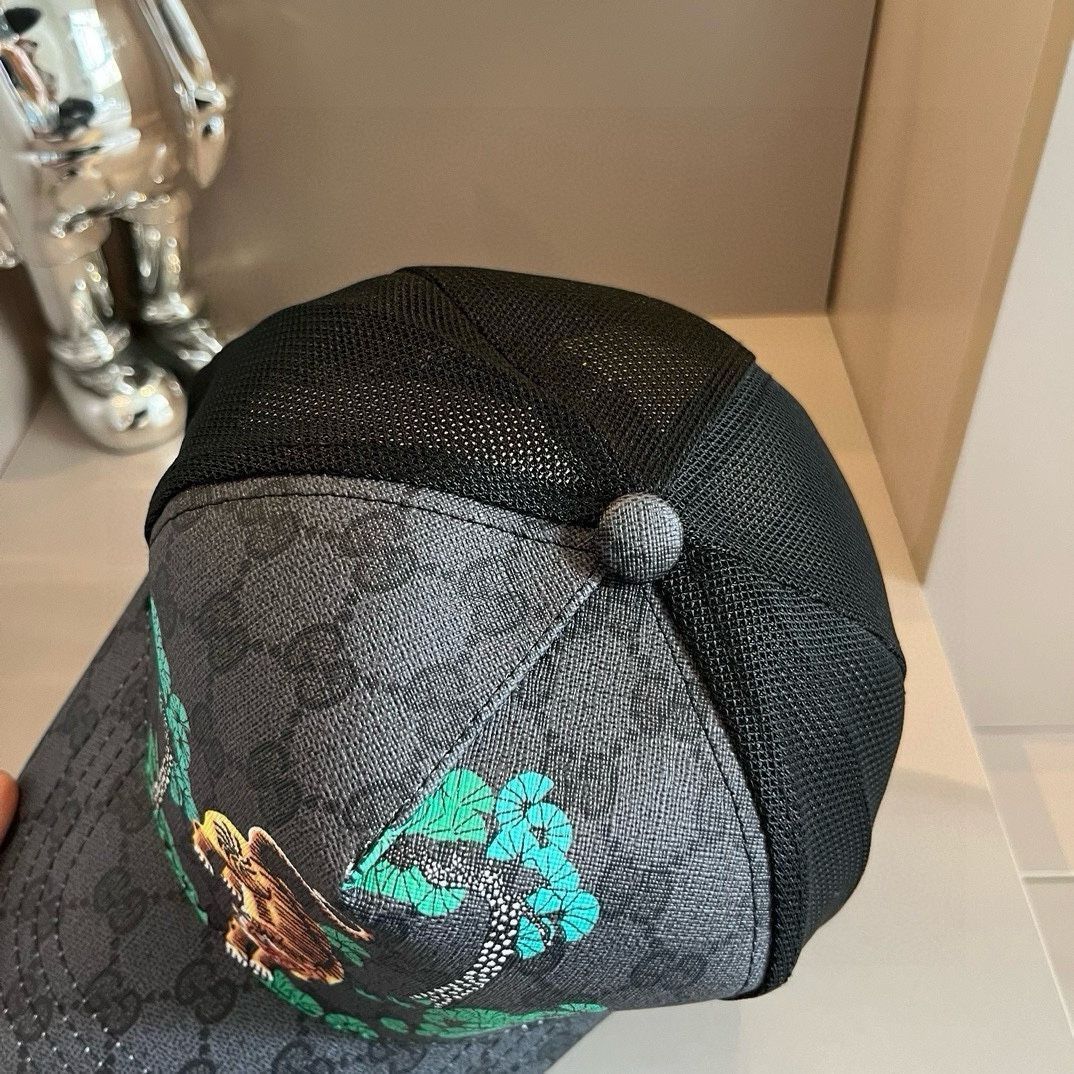 GUCCI メッシュキャップ59センチ&58センチセット Gucci グッチ メッシュ ベースボールキャップ 男女兼用 外注大量