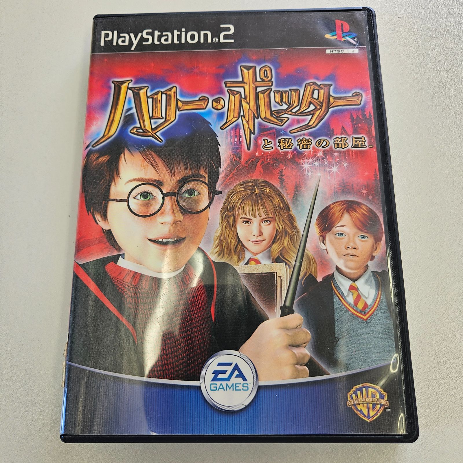 PS2】ハリー・ポッターと秘密の部屋 説明書・ケース付 動作確認