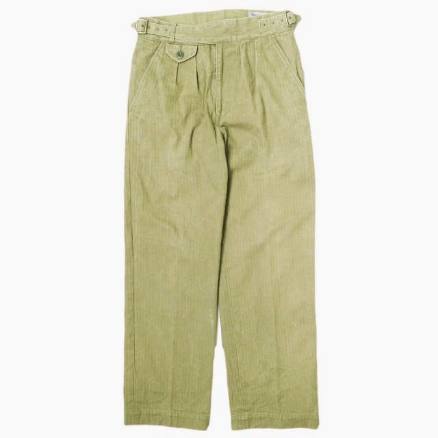 【美品】ケネスフィールド　ヘリンボーングルカパンツ KENNETH FIELD ケネスフィールド 23SS 日本製 Gurkha Trousers