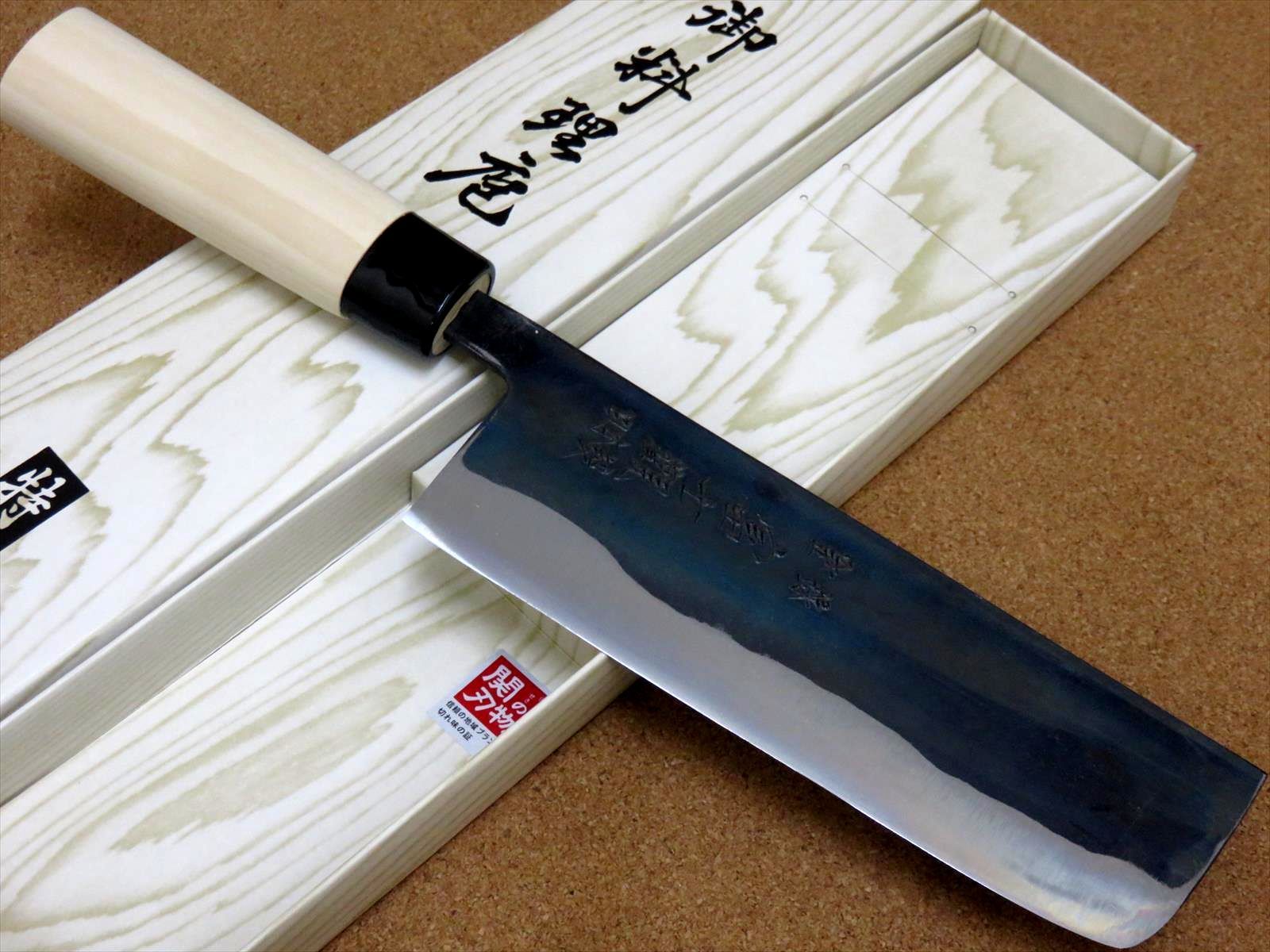口金付き 両刃包丁