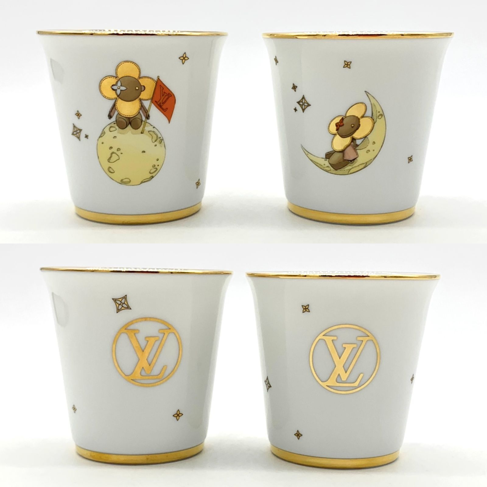 ▽【未使用品】LOUIS VUITTON/ルイ・ヴィトン セット 2カップ & 2 ▽【未使用品】LOUIS VUITTON/ルイ・ヴィトン セット 2カップ & 2