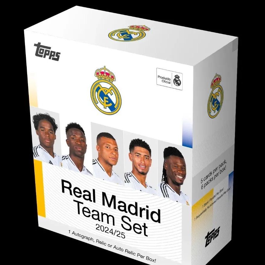 ラスト1BOX！海外即完売商品！【Topps Real Madrid Team Set