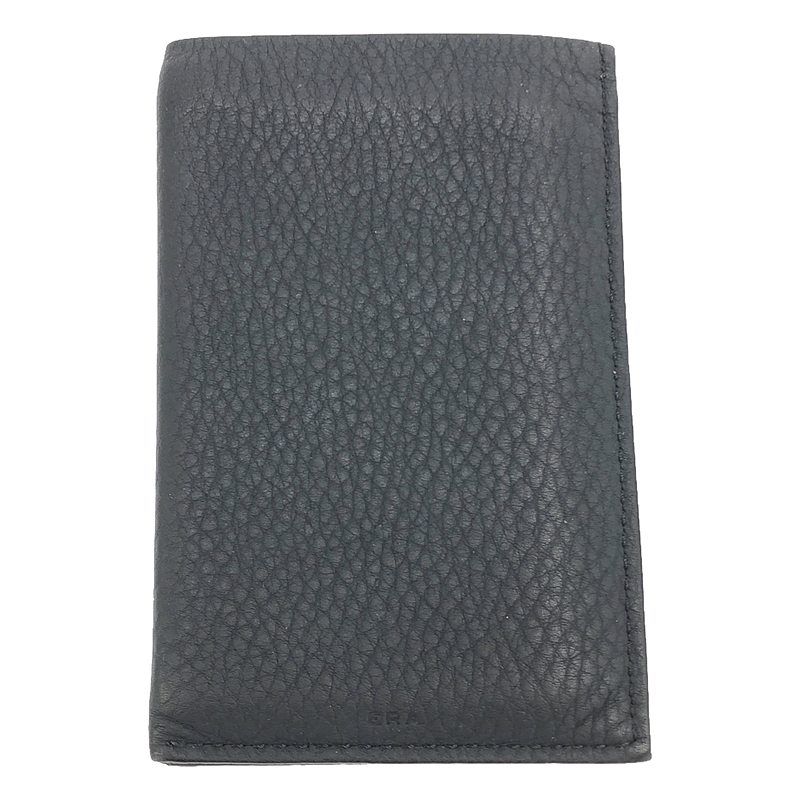 【美品】  ERA. / イーラ | CRISPANIL CASHLESS WALLET / 牛革 レザー カードケース ウォレット 財布 / ユニセックス | ブラック | メンズ