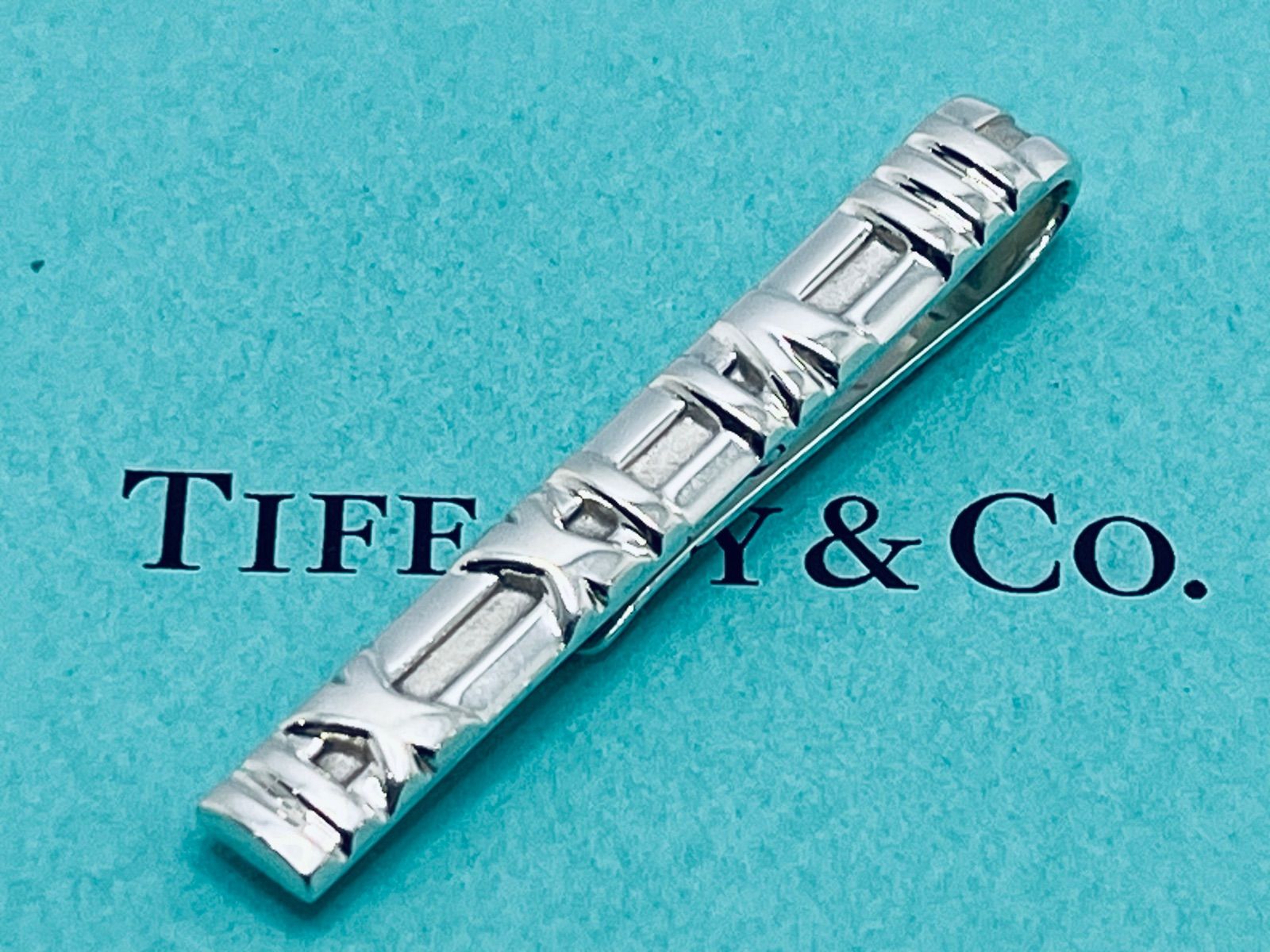 a076 Tiffany&Co. ティファニー ATLAS アトラス 1995 ネクタイピン