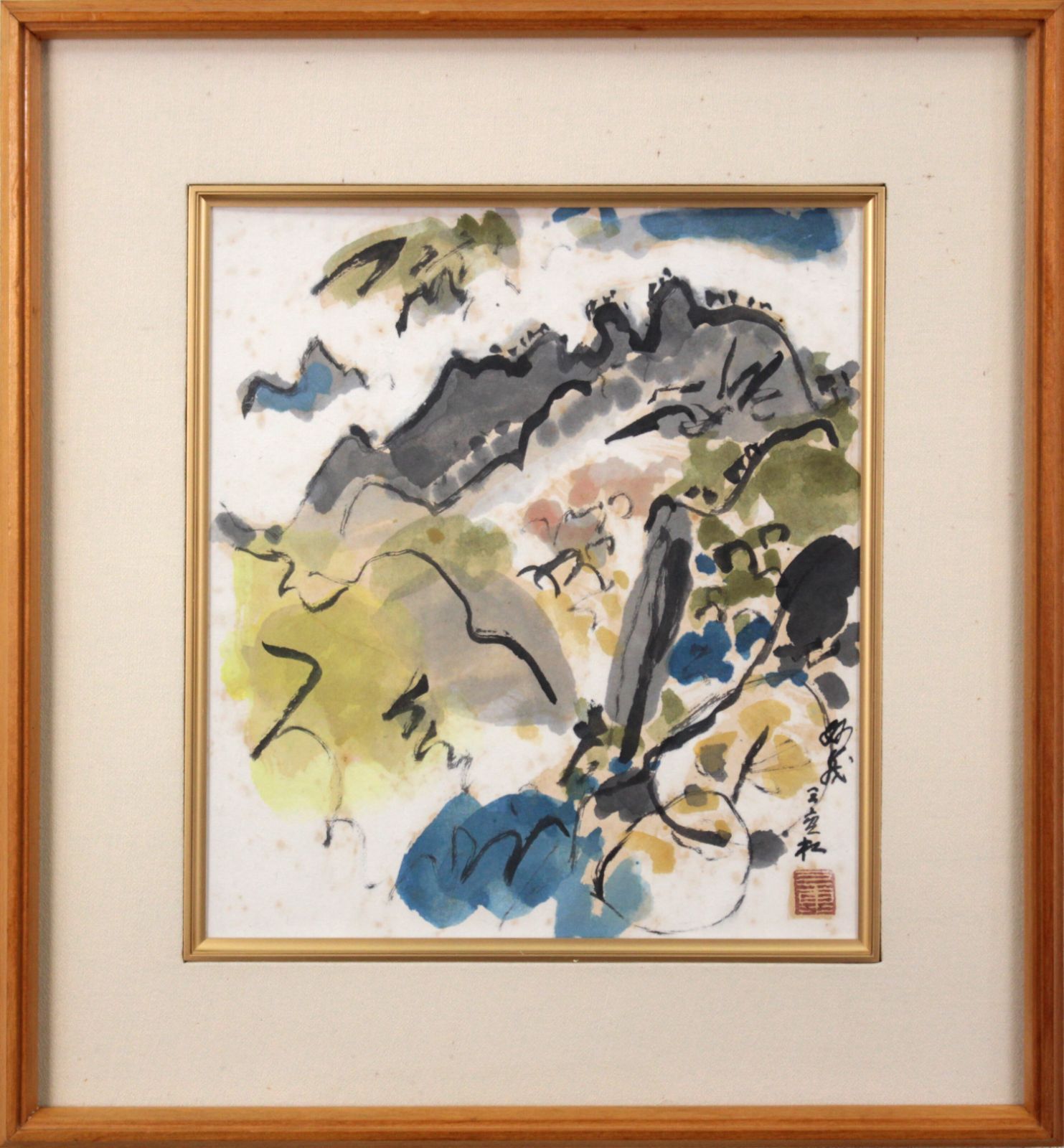 田辺三重松『妙義』水彩画【真作保証】 田辺三重松『妙義』水彩画【真作保証】 - メルカリ