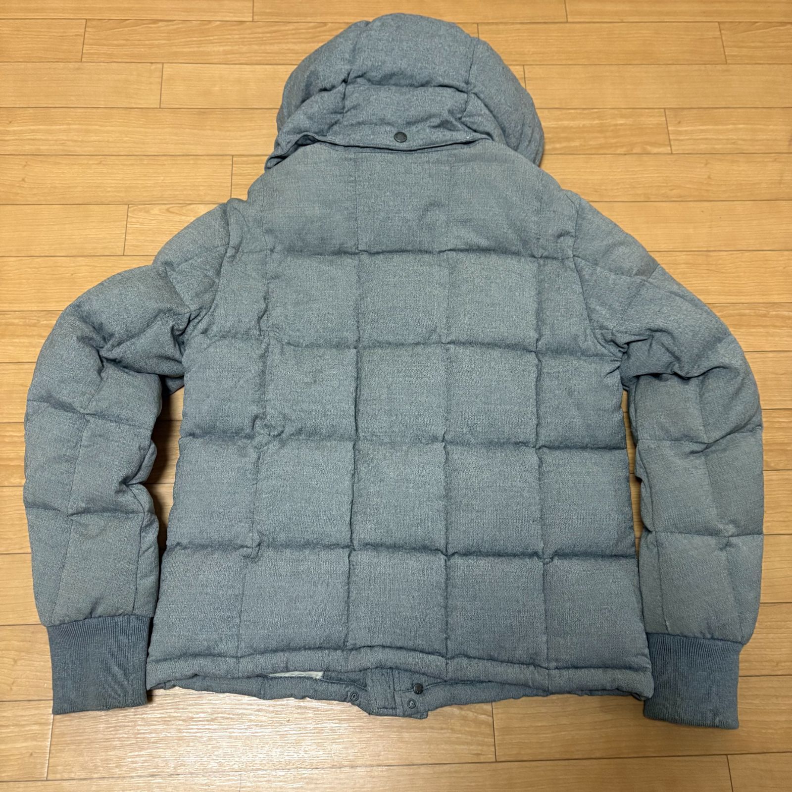 MONCLER モンクレール ダウンジャケット グレー サイズ2 メンズ フード 