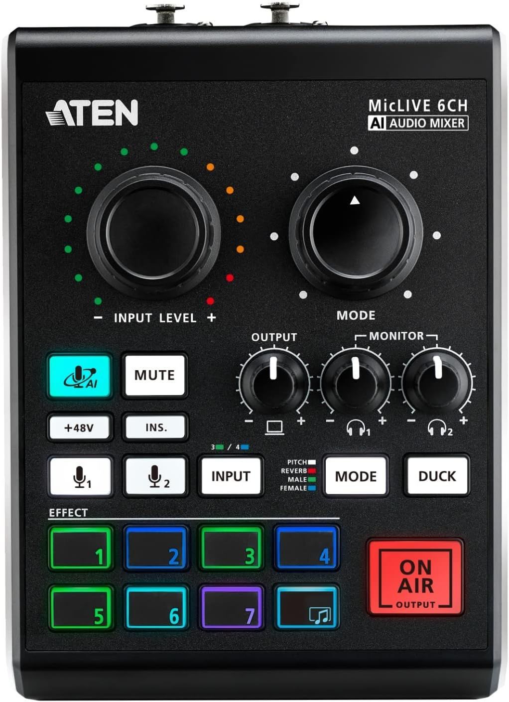 ATEN 卓上USBオーディオミキサー MicLIVE UC8000 【未使用】 卓上USB