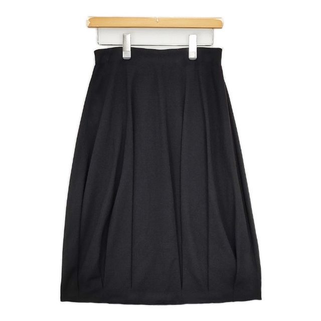 JURGEN LEHL J0113US201 ウールシルク スカート ブラック レディース ヨーガンレール 5-0917T∞