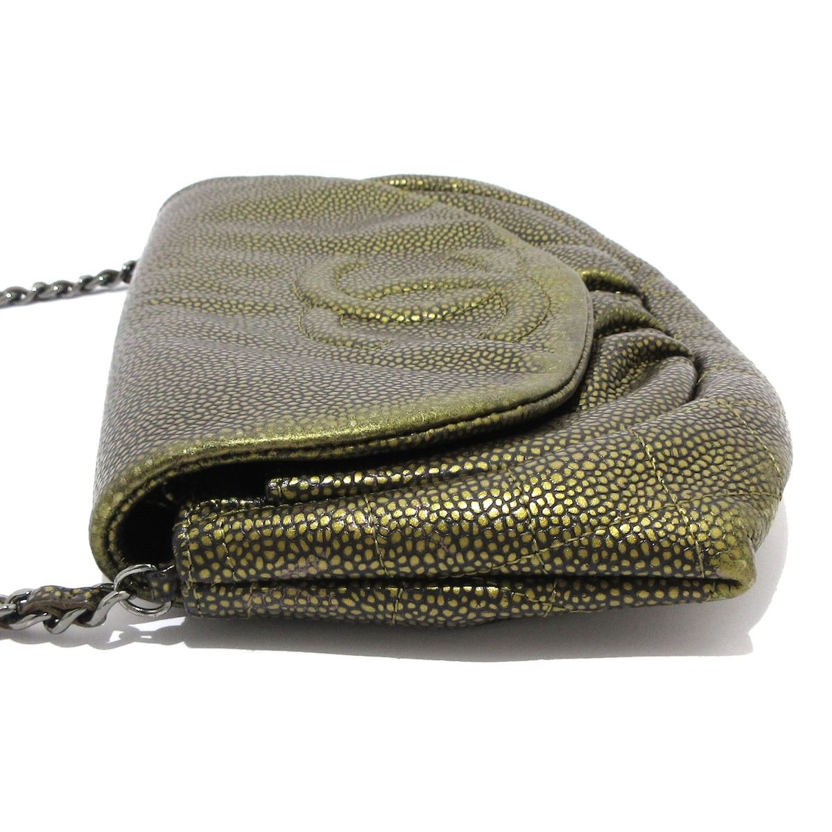 CHANEL(シャネル) 財布 ハーフムーン A40033 ゴールド チェーン  