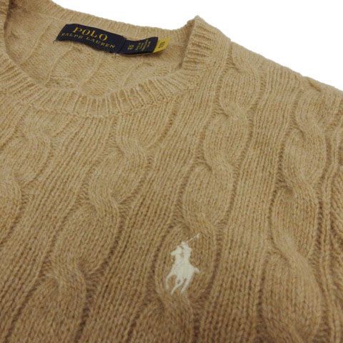 Polo Ralph Lauren ニット・セーター ベージュ N014625E0021 ポロ ラルフローレン POLO RALPH LAUREN ニット セーター 丸首