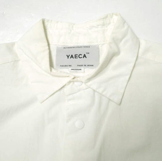 YAECA(ヤエカ)スナップボタン ジャケット シャツ.ブラウス 白 M YAECA(ヤエカ)スナップボタン ジャケット シャツ.ブラウス 白 M