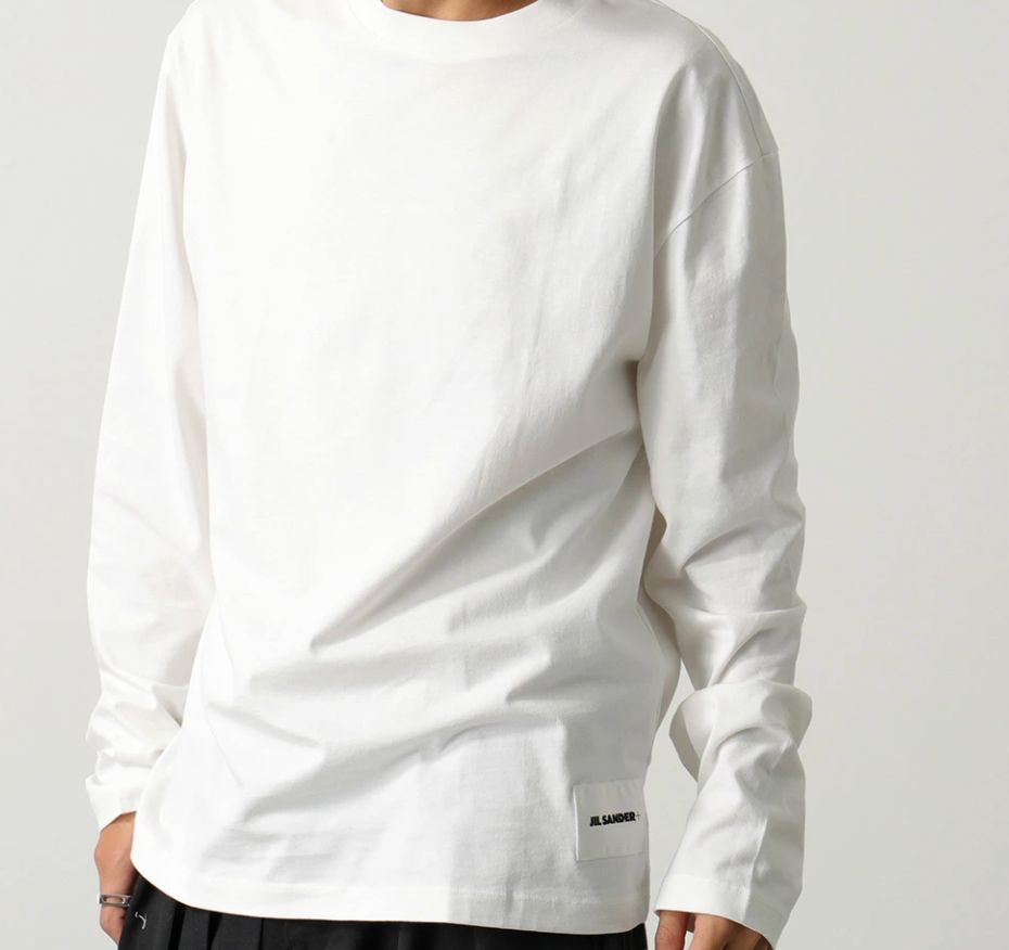 新品未使用 Jil Sander Tシャツ 長袖 M 白 新品未使用 Jil Sander Tシャツ 長袖 M 白 【公式通販】