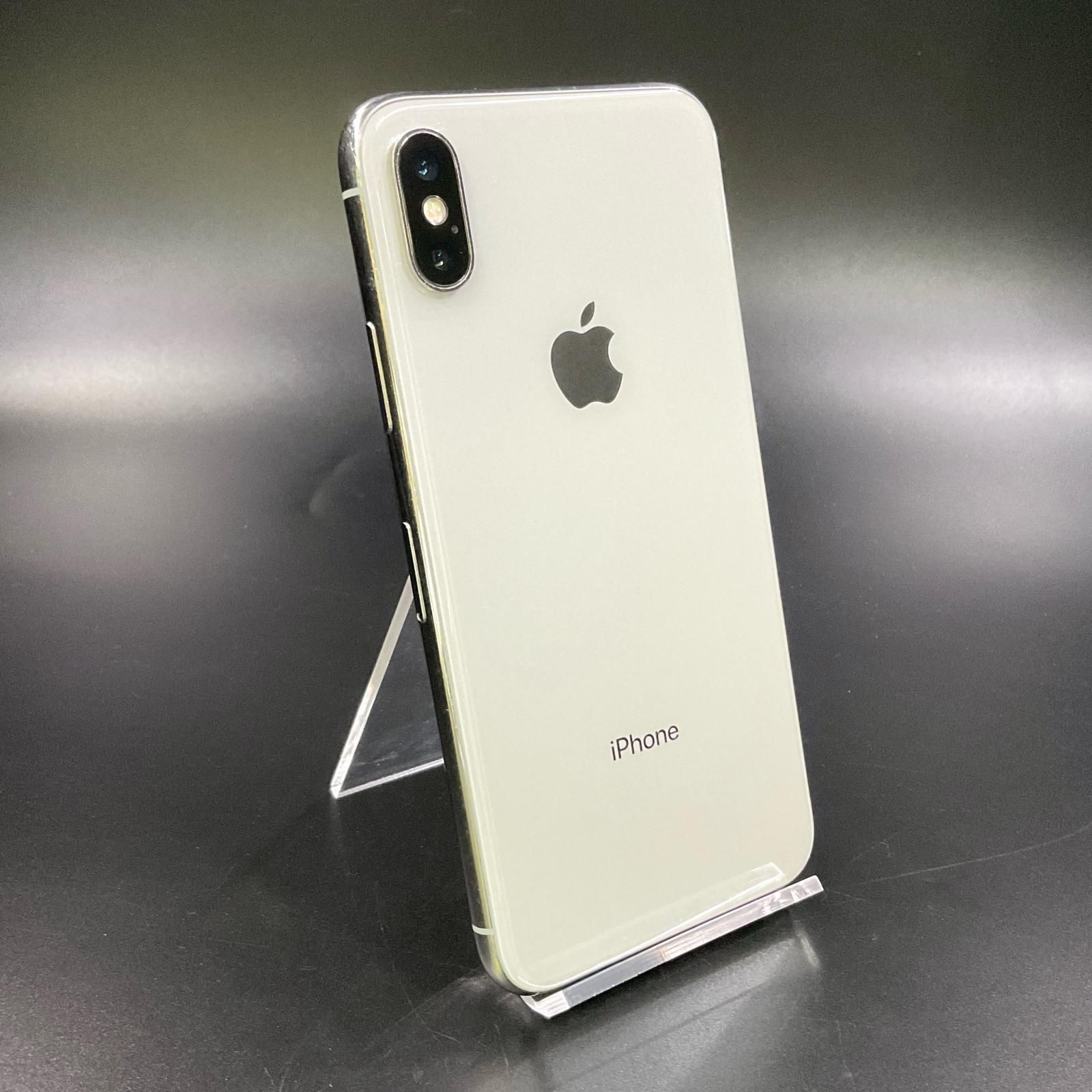 箱有】iPhoneX 256GB SIMフリー 【バッテリー80%】 中古 iPhone X