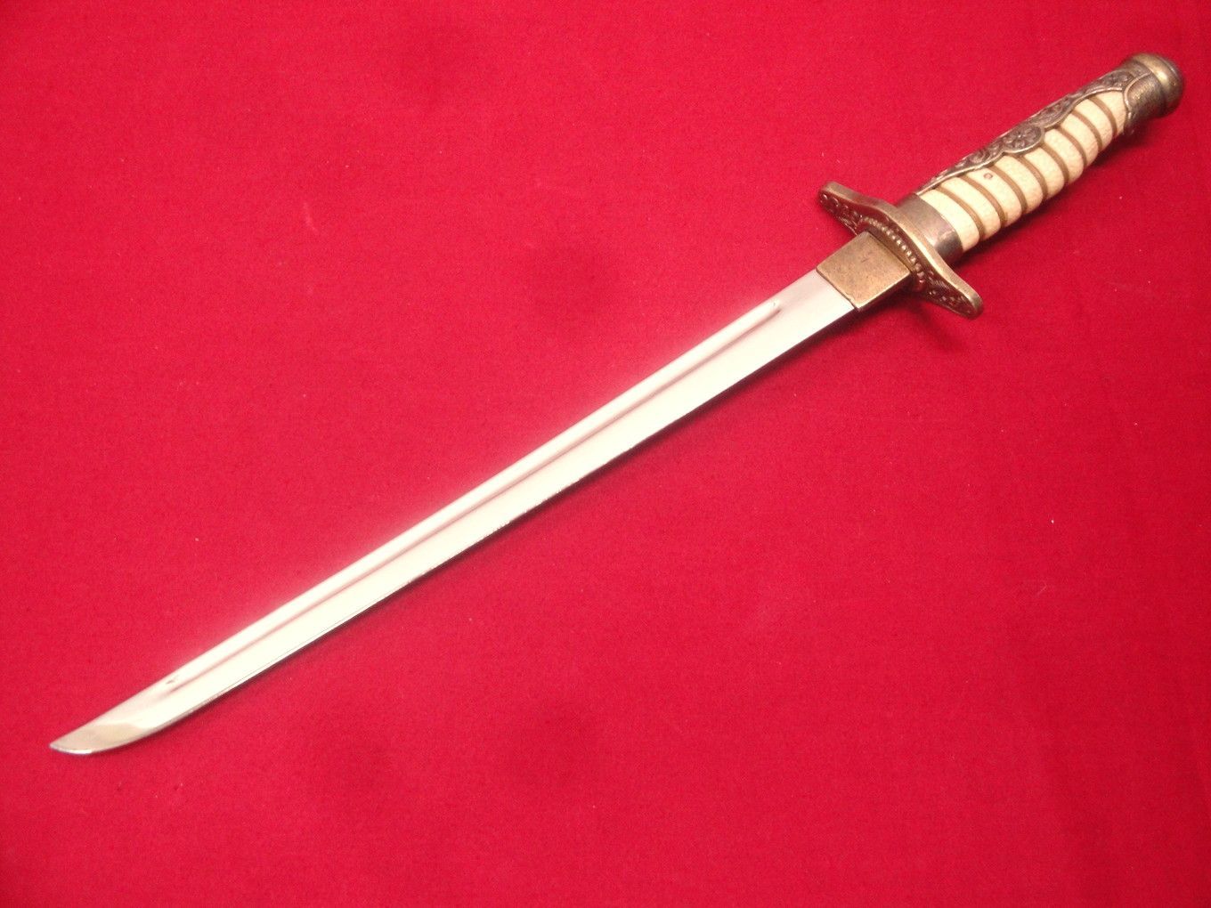  日本帝国陸軍 指揮刀 儀式刀 模造刀 全長 約41 5 cm 刃渡り 約25 314 刀 武具
