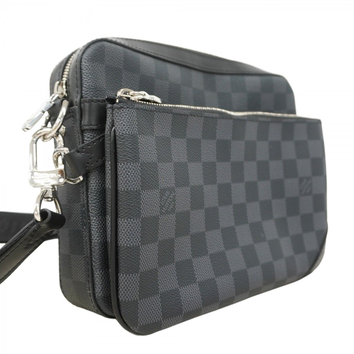 Louis Vuitton ダミエグラフィット ショルダーバッグ LOUIS VUITTON ルイヴィトン トリオメッセンジャー ダミエグラ