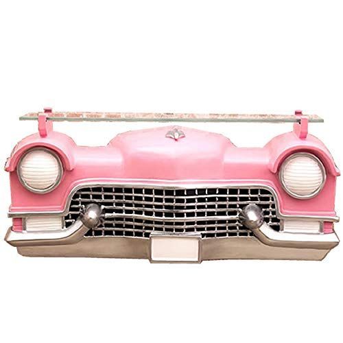 PINK CAR 秋月貿易 壁付け オブジェ 車 おしゃれ レトロ OLDIES CAR