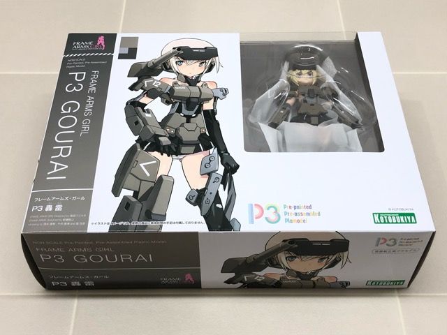 模型・プラモデル フレームアームズ・ガール P3 轟雷 塗装組立済