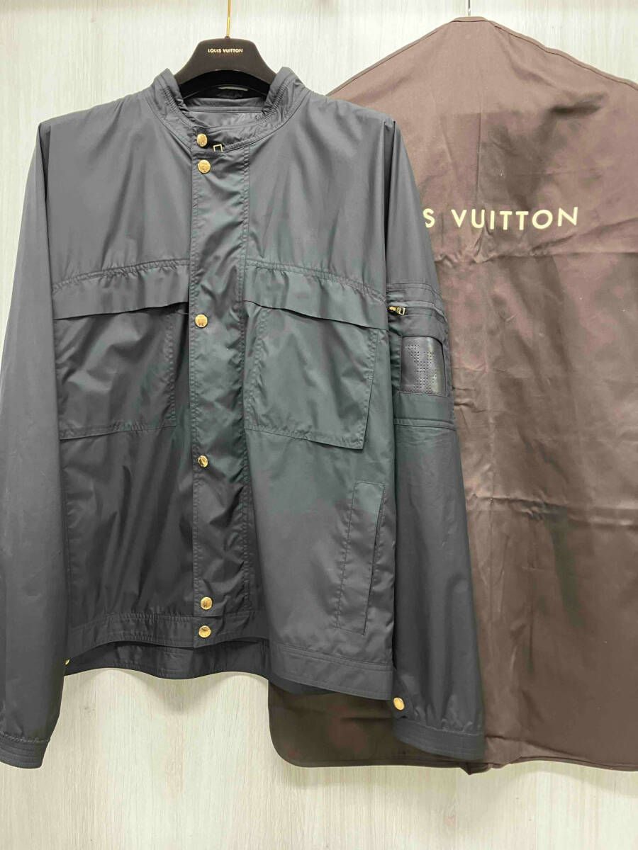 LOUIS VUITTON ナイロンジャケット 表記サイズ56 ブラック ハンガー 衣装カバー付き