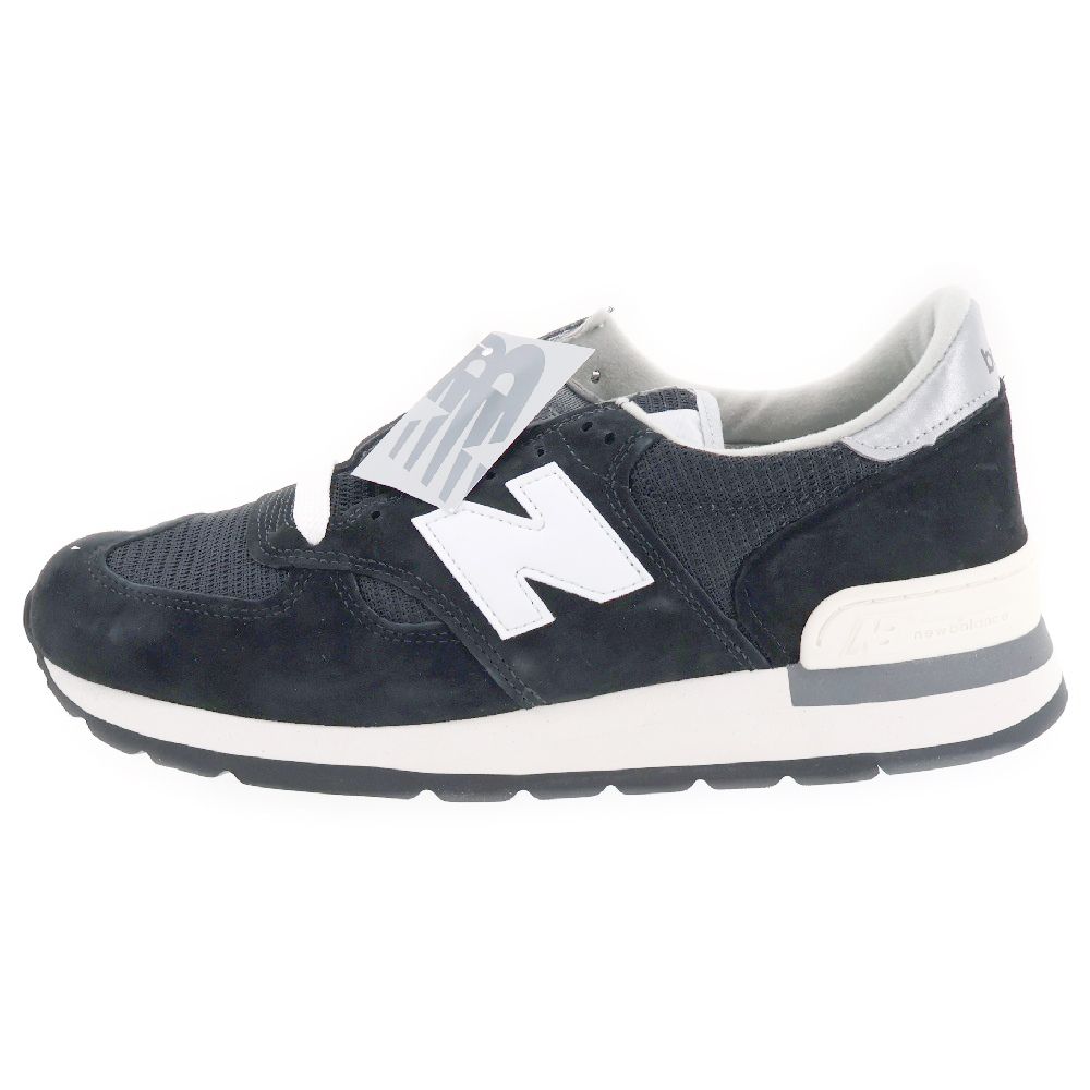 New Balance (ニューバランス) 990 USA製 990 Black with White メッシュローカットスニーカー M990BK1 ブラック US9.5/27.5cm