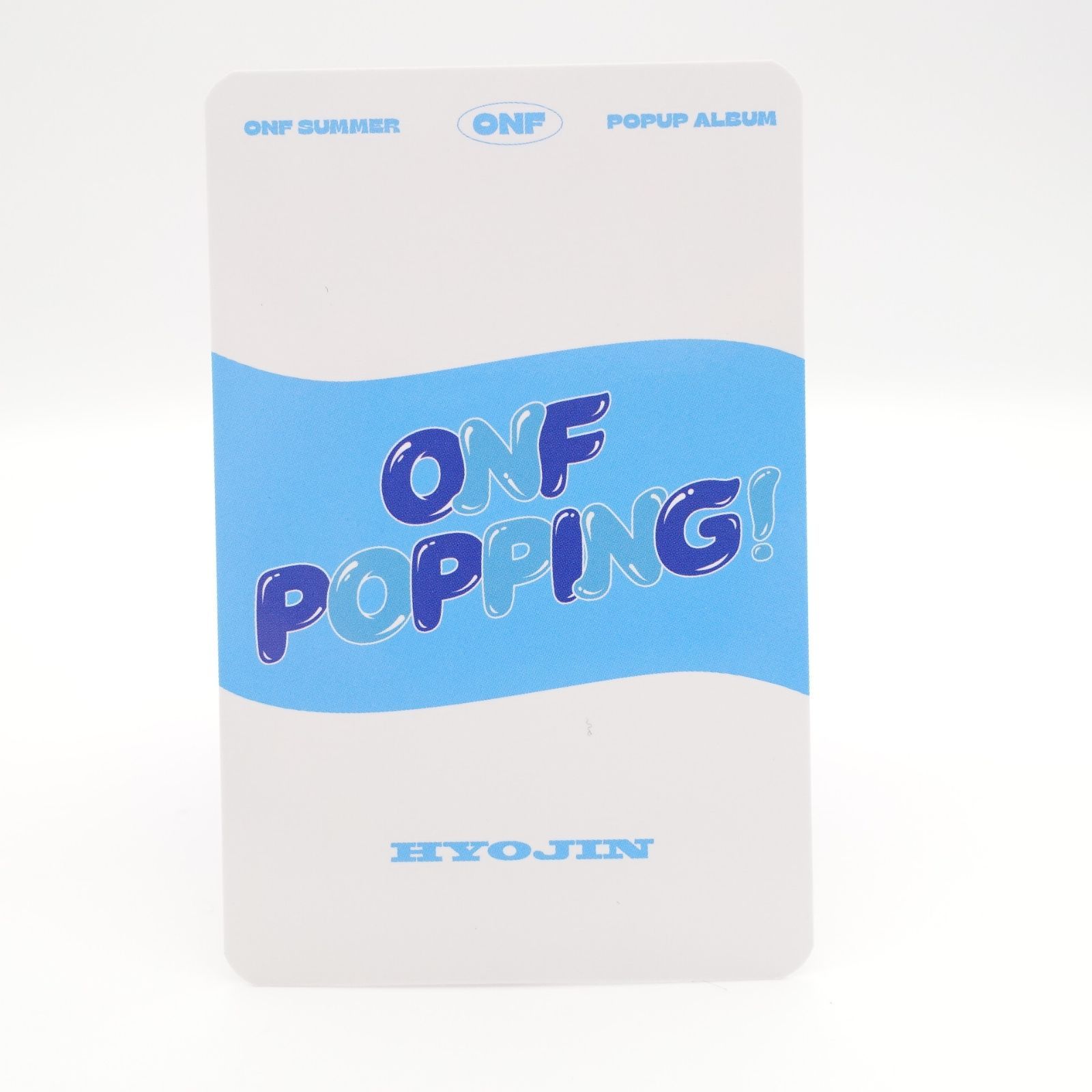 ONF ヒョジン POPING Soundwave 限定トレカ フォト カード