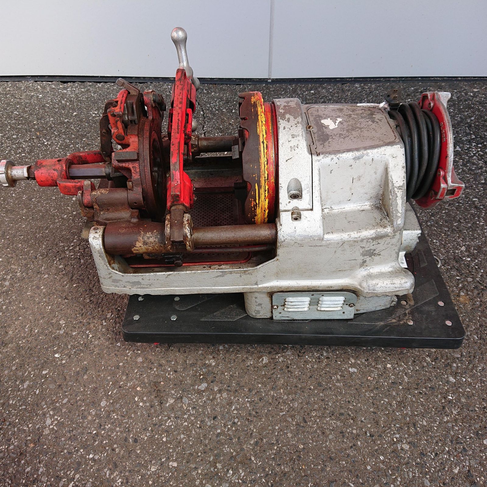 店頭引取 REX N80AⅢ ねじ切り機 ダイヘッド付き 1557