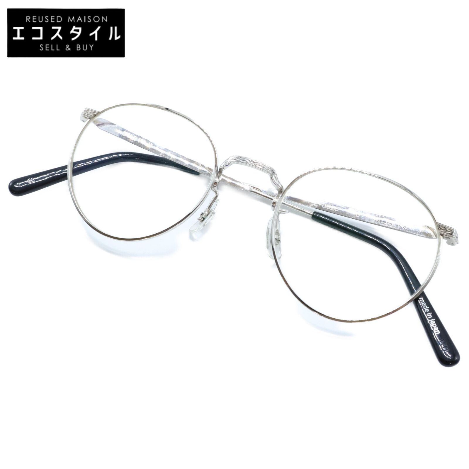 EYEVAN7285 アイヴァン Capsule Collection E-0020 S 度入りレンズ ドラゴンモチーフテンプル ボストンシェイプ メガネフレーム 47□21-145