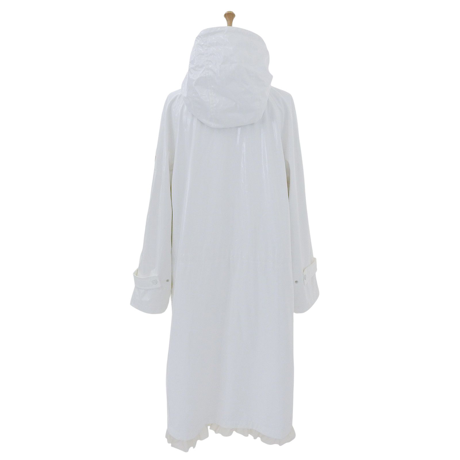 ▲MONCLER GENIUS 4 モンクレール ジーニアス 4 シモーン ロシャ ALYSSUM ナイロンコート ホワイト 1 イタリア製 レディース