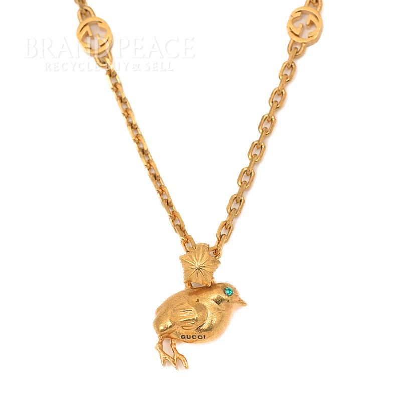 GUCCI グッチ インターロッキング ラインストーン ヒヨコモチーフ GUCCI グッチ インターロッキング ラインストーン ヒヨコモチーフ