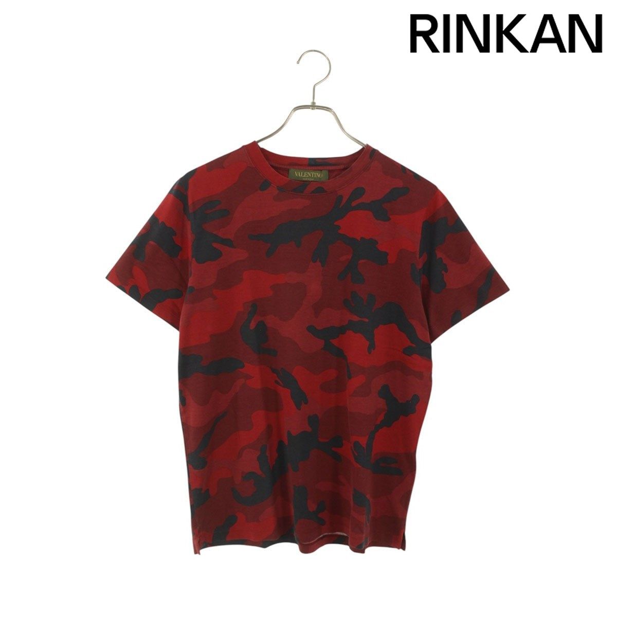 ヴァレンティノ IVOMG00W2GC クルーネックカモ柄Tシャツ メンズ XS  