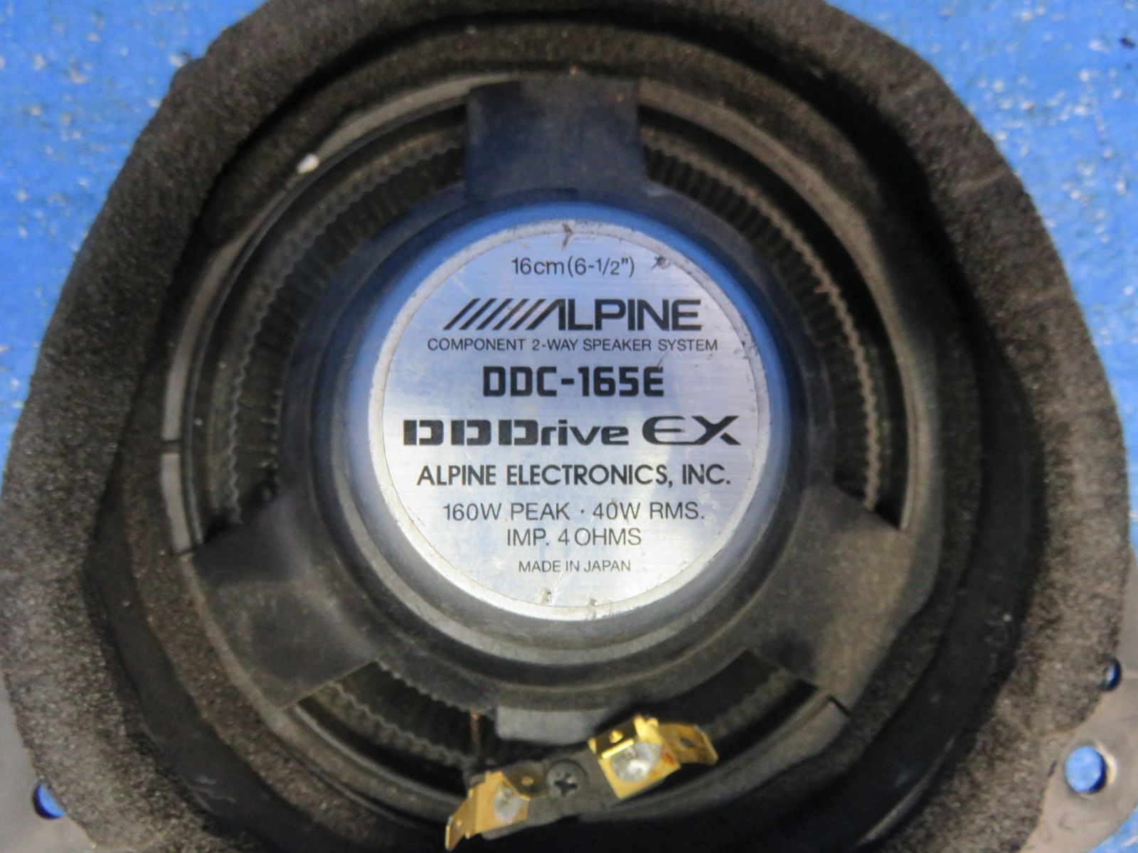 LA5981* 音出しOK アルパイン DDDriveEX 16cm 2WAY セパレート